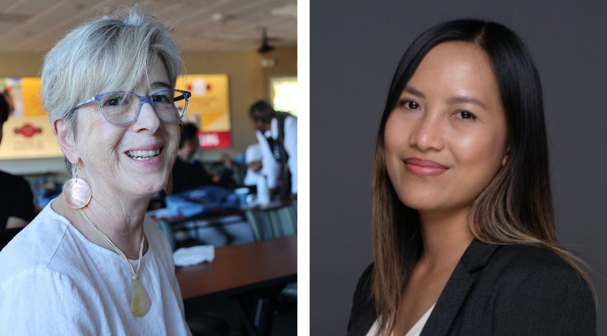 Alice Buckner (left) and June Nin Way (right)